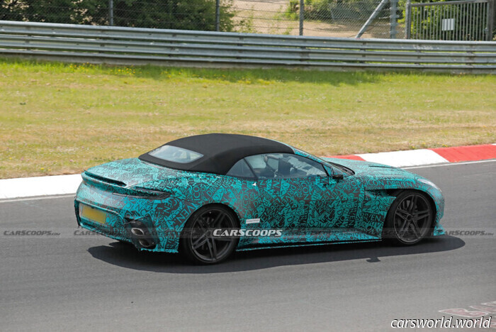 Aston Martin Подкручивает Фитиль На DB12 Volante | Carscoops